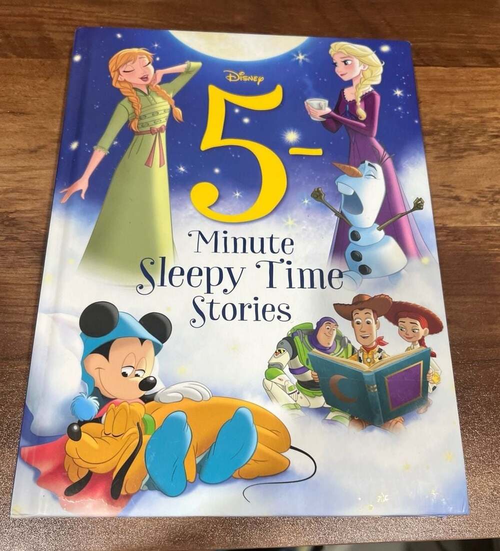 Disney 5-Minute Sleepy Time Stories Hardcover Book